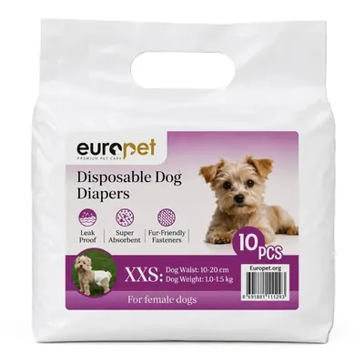پوشک سگ ماده یوروپت 10 عددی