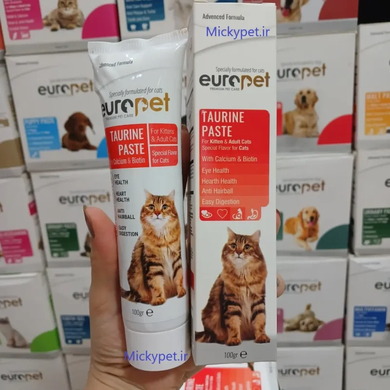 تصویر خمیر تائورین مخصوص گربه یوروپت