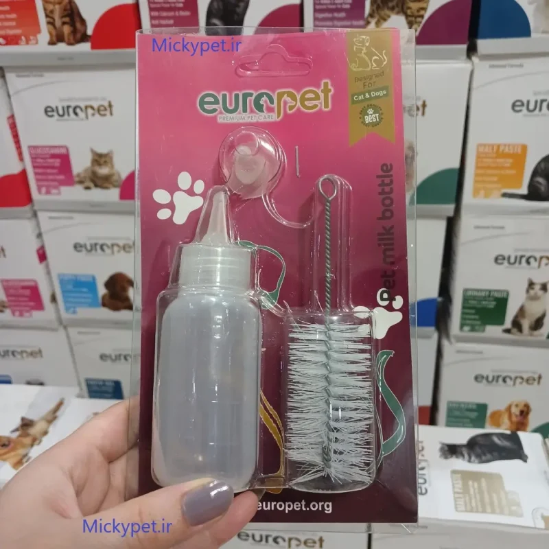 تصویر ست شیشه شیر مخصوص سگ و گربه یوروپت