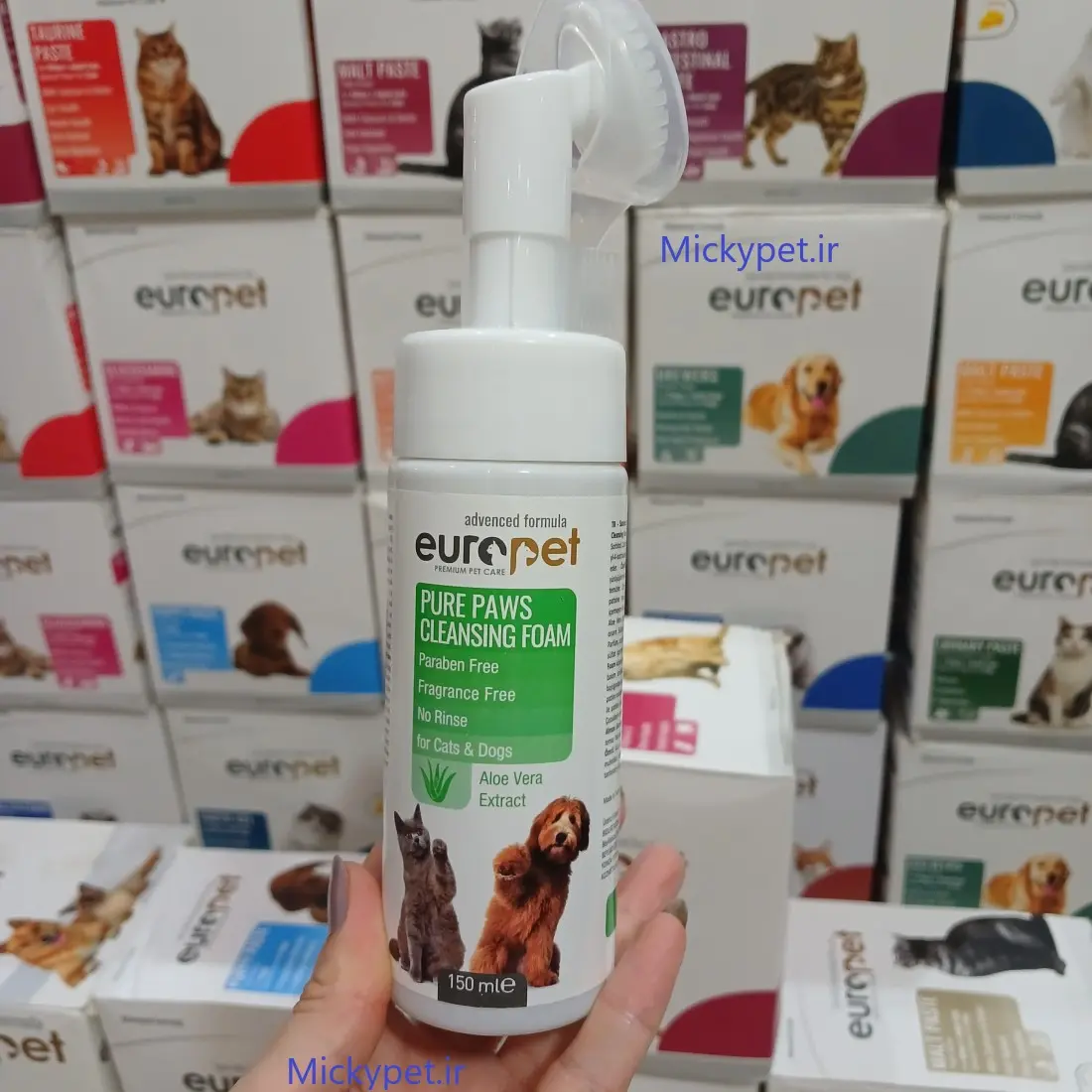 Europet-Paw-Cleaning-Foam-150ml